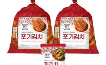 어머 이건 사야해!! 종가 종가집 중부식 포기김치 11kg 파김치 300g Best8추천