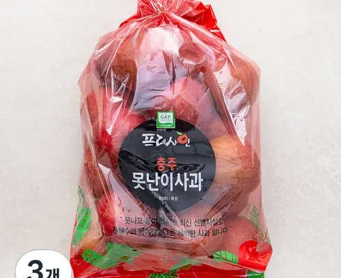 백화점에서 난리난 알뜰 못난이 보조개 초록사과 3kg 추천