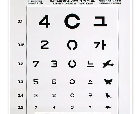 방송인기상품 시력검사표 Best8추천
